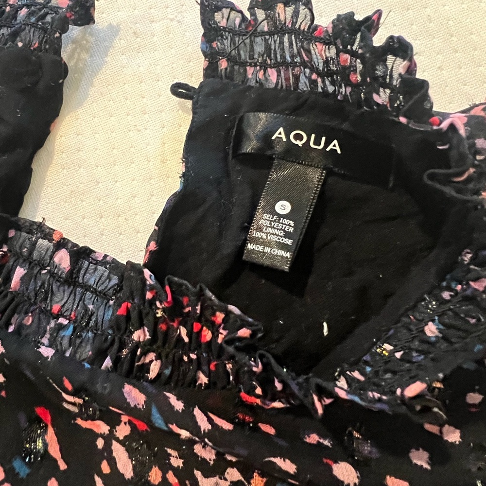 Aqua cocktail dress